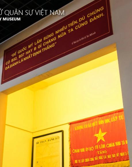 Flag from Vietnamese Military History Museum